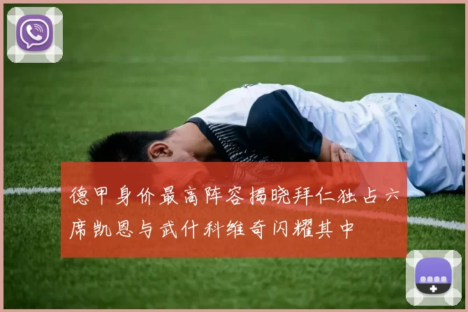 德甲身价最高阵容揭晓拜仁独占六席凯恩与武什科维奇闪耀其中